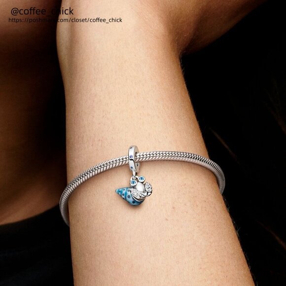 Pandora Glow-in-the-dark Hermit Crab Dangle Charm - Picture 2 of 2